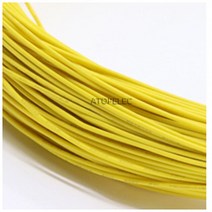 전기선 PVC 주석 도금 구리 연선 케이블 블랙 브라운 레드 옐로우 그린 블루 그레이 5m 30m 28 m 26 24 22 20 18/16 AWG 흰색, [07] YELLOW, [07] 18AWG, [01] 5M