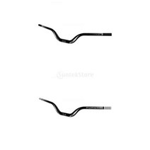 2x 산악 자전거 핸들 바 MTB DH 라이저 바 31.8mm 구성 부품, 720mm, 알루미늄 합금, 검은 색