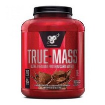 BSN 트루매스 단백질 보충제 5.82파운드 (2.54kg 16서빙), 바닐라아이스크림