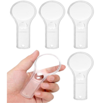 휴대용 포켓 돋보기 고배율 확대경 5개입