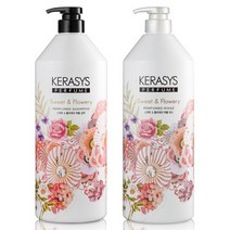 케라시스 스위트 앤 플라워리 퍼퓸 대용량 샴푸1000ml+린스1000ml 샴푸, 1세트