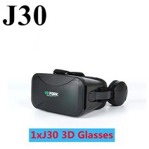 vr vr안경 2022 새로운 VR 가상 현실 3D 안경 스테레오 헤드셋 헬멧 IOS 안 드 로이드 스마트 폰 무선 비디, 04 Only J30