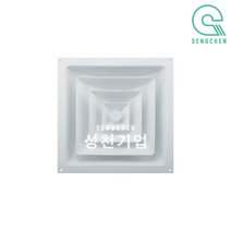 금강산업 각형 디퓨져(피스형) (1EA), 화이트