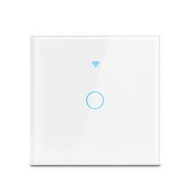 Tuya-스마트 스위치 와이파이 터치 센서 벽 조명 110V/220V 중립 와이어 없음 음성 제어 지원 Alexa Googl, 01 1 Gang EU_01 AC100v-250v