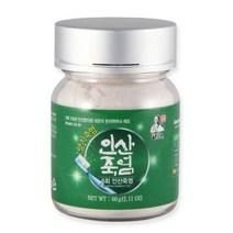 6회 인산죽염 60g /구운소금/설선물세트/천일염/죽염분말/양치소금/부모님선물/9회죽염/구운천일염, 6회 인산죽염 60g /구운소금/설