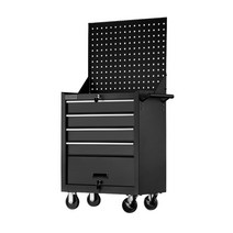 이동식 공구함 철제 툴박스 상자 공구 정리함 캐비닛, B 그린, 1개