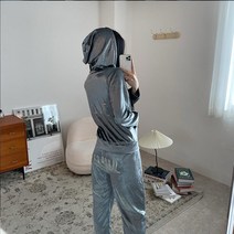 스키니어 쥬시 벨벳 트레이닝복세트