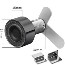 도어락 캐비닛 잠금 스마트 지문 생체 인식 서랍 30 충전식 열쇠 없는 전자, 옵션 09번 30mm 블랙, 1개