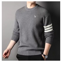 헤지스 남성용 맨즈 라운드 긴팔 티셔츠