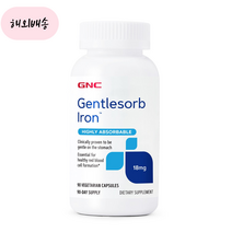 GNC 젠틀솔브 아연 (철분) 90정 038313, 1개, 90개