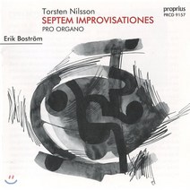 [CD] Erik Bostrom 토르스텐 닐슨: 오르간을 위한 즉흥곡집 (Torsten Nilsson: Septem Improvisationes Pro Organo)