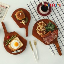 한샘 마이쿡 러브홈 우드 도마 플레이트 혼족 신혼부부 집들이 선물세트 마호가니 원목 항균, 소