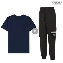 텐제로 여름 쿨반팔티+카고조거팬츠세트 S21T-03_2202