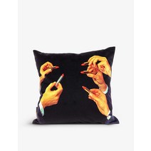 SELETTI 셀레티 립스틱 쿠션 커버 50x50cm 인테리어 이태리 유럽백화점 직배송