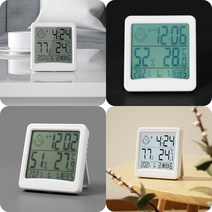 마트498 실내 디지털 온습도계 정확한 습도측정 미니 아이방꾸미기 목욕탕 실내온도계