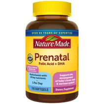 네이처메이드 prenatal 여성 임산부 멀티비타민 엽산 DHA 110캡슐 임신준비