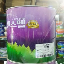 KCC 에나멜페인트 4L 목재 철재용 센스멜골드 유성 은분 바니쉬 방청하도 니스, 백색 반광