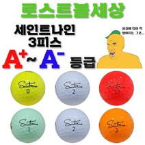 [트리거 골프] 세인트나인 로스트볼 화이트칼라혼합 10알, 세인트나인A 등급 화이트칼라혼합10알