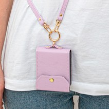 갤럭시Z플립 4 목걸이 카드수납 케이스 크로스 스트랩포함 제트플립 4 캔디 카드수납케이스