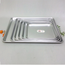 오메가키친 칼라 엠보쟁반 소소~왕대 6종 양은 사각 쟁반 트레이 OMG, 칼라엠보쟁반 특대