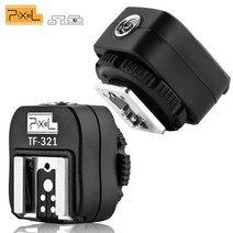 DSLR 카메라 핫 슈 컨버터 어댑터 픽셀 tf-321 플래시 ttl pc 포트 canon 5d mark iii 70d 60d 100d 700d 650d 600d 550d 6d, 없음