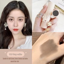 흑채 남자 바르는 염색약 여성 흑체 빗는 발모제 새치 커버 스틱 쿠션 흰머리 3 컬러 헤어 파우더 헤어 섀도우 헤어 컨실러 루트 업 헤어 섀도우 엣지 컨트롤 리페어 그레이, 01 그레이 커피