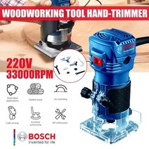 보쉬 bosch 보시 550w 목공 전기 라우터 트리머 33000rpm 나무 밀링 조각, 협력사, gkf550