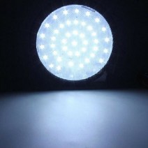캠핑카제작부품 악세사리 12v 천장 돔 조명 300-350lm 5w 6500k 액세서리 보트 캐러밴 쿨 화이트 인테리어 조명 부품, 없음