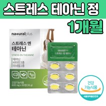 테아닌 감태 홍경천 발레리안 정 건강식품 엘 테 티 야닌 L 엘 테아민 스트 레스 테아니 먹는 비타민 미내랄 산화아연 식 약처 인증 추천 제품 시계꽃추출물 캐모마일 마그내슘