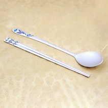 명품 특칠보 은수저 80％ 93.75g, 당초거북 빨강 414