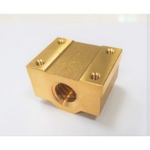 BTM18 사각너트 탭 체결형 TM 스크류 사다리꼴 나사 3D프린터 리드스크류, BTM18L(좌)