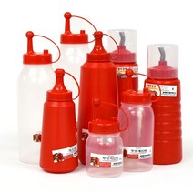 업소용 소스통 양념통 초장통 간장통 들기름통 식초통 케찹통 미니 대형 식당 음식점 가정용 캠핑, 케찹병-소