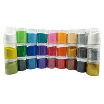 [꼬메빔보] #입자가고운 색모래 250g (27색), 9.노랑
