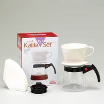 칼리타 도자기드립 101LD 세트 1-2인용 핸드드립 필터