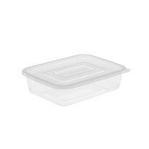 다회용 사각밀폐용기 300ml(133x100xH36mm) / 800set