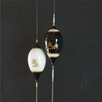 [금풍수제찌] 방울이찌검정색 백색55cm / 나노소재 민물찌 민물낚시찌 수제찌, 껌정색