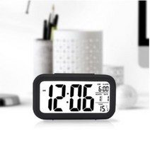 모던홀릭 빅폰트 LED 디지털 탁상시계, 블랙