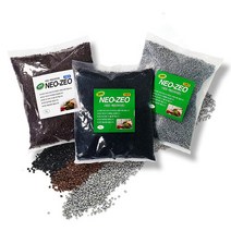 마이플랜트 제오라이트 1L 3종 천연탈취제 가습제 분갈이흙, 색상:그레이