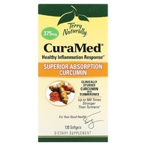 Terry Naturally (테리 내추럴리) 커큐민 CuraMed 375mg 소프트젤 60정, 60 개, 750mg