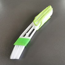 세차 타이어 브러쉬 5종세트 SPTA 2In1 녹색 자동차 에어컨 콘센트 먼지 떨이 클리너 브러시 벤트 블라인드 청소 액세서리, Flat head