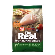 하림펫푸드 더리얼 크런치 시니어 강아지사료, 닭, 1kg, 1개
