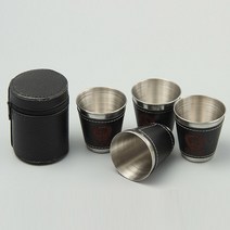 티타늄 화목난로 거꾸로타는 주물 스텐 캠핑용 실내 화목난로 야외 캠핑 스토브 휴대용 초경량 접이식 나무 스토브 포켓 스토브 캠핑 낚시 하이킹, 30ml-4pcs
