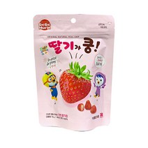 베베모린 산마을 뽀로로 딸기가쿵 30개 동결건조 아기과자 천연 딸기칩