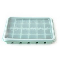 키친팩토리 파스텔 실리콘 얼음틀 24구, 그린