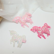 민아밴드 여아헤어핀 반짝 유니콘집게핀 [3color]