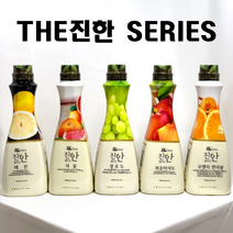 웰파인 더진한 과일 에이드 농축액 1.5kg 12종 모음 오렌지 한라봉 유자애플, 딸기