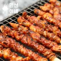 쫄깃쫄깃 낙지호롱 낙지호롱이 낙지호롱구이 꼬치구이 낚지 바비큐 캠핑음식 캠핑꼬치구이 낙지, 450g, 1개