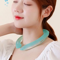 18도 냉각 PCM 쿨링 넥밴드 넥쿨러 아이스 쿨 스카프, 블루