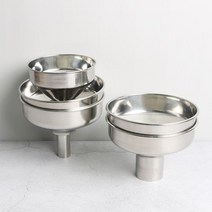 스텐 깔대기 소 5size, 상세설명 참조, 소 1.5