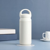 텀블러 스텐 대용랑 보틀 보온 보냉 물 병 통 캠핑 어린이집 유치원 교회 선물 판촉 각인 KK109, 아이보리, D텀블러(500ML)